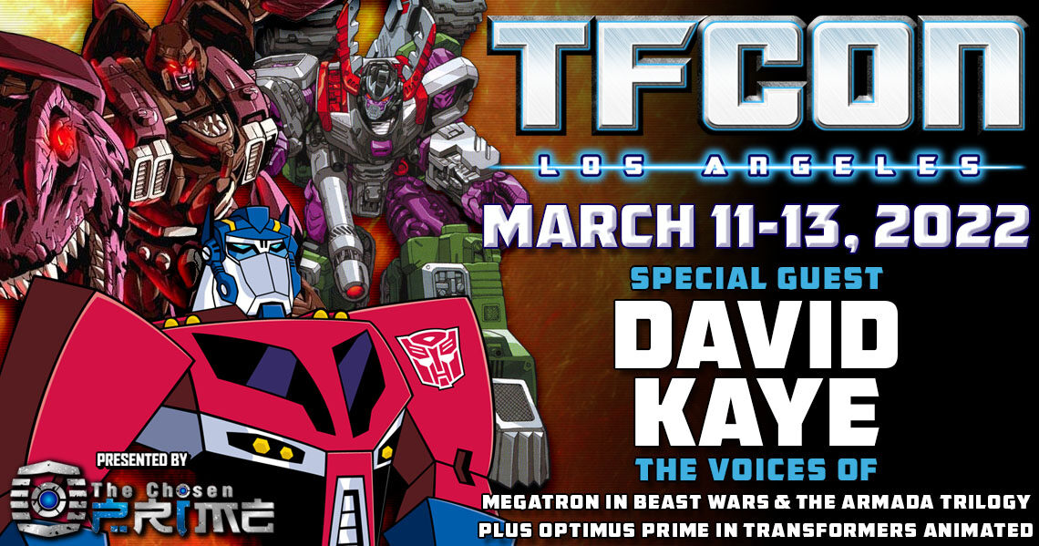 Transformers voice actor David Kaye to attend TFcon Los Angeles 2022