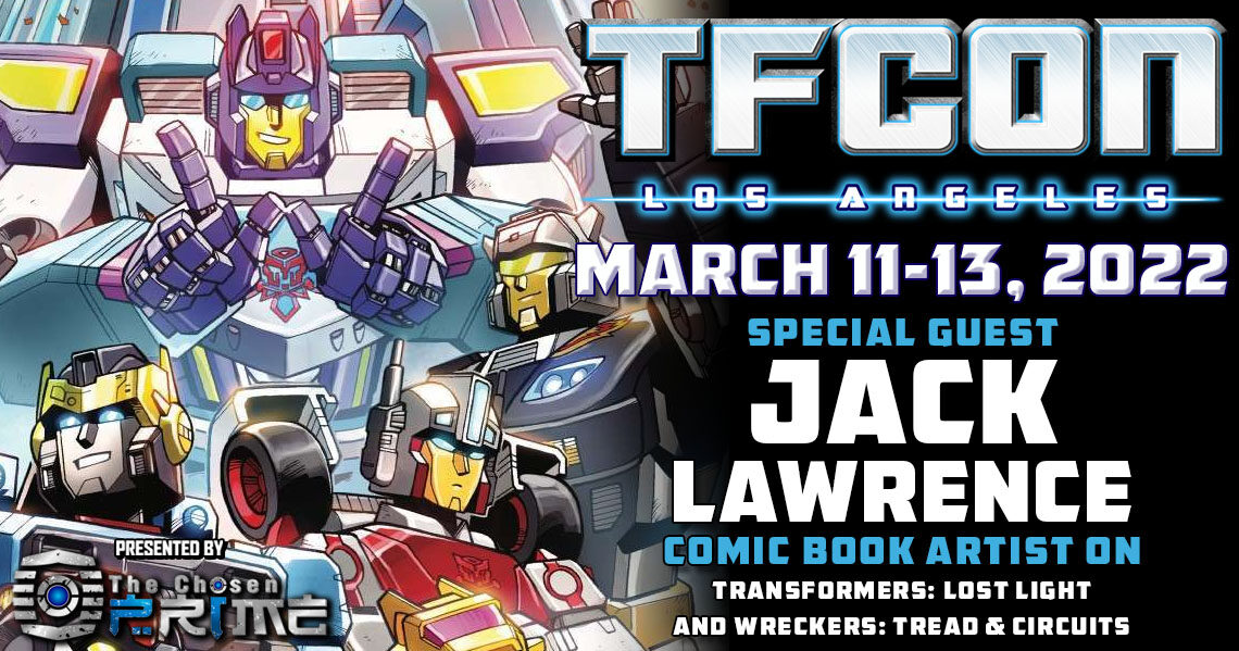 Transformers artist Jack Lawrence to attend TFcon Los Angeles 2022