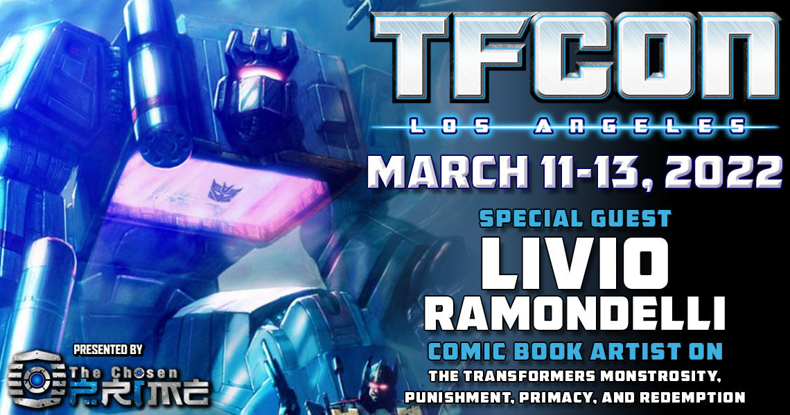 Transformers artist Livio Ramondelli to attend TFcon Los Angeles 2022