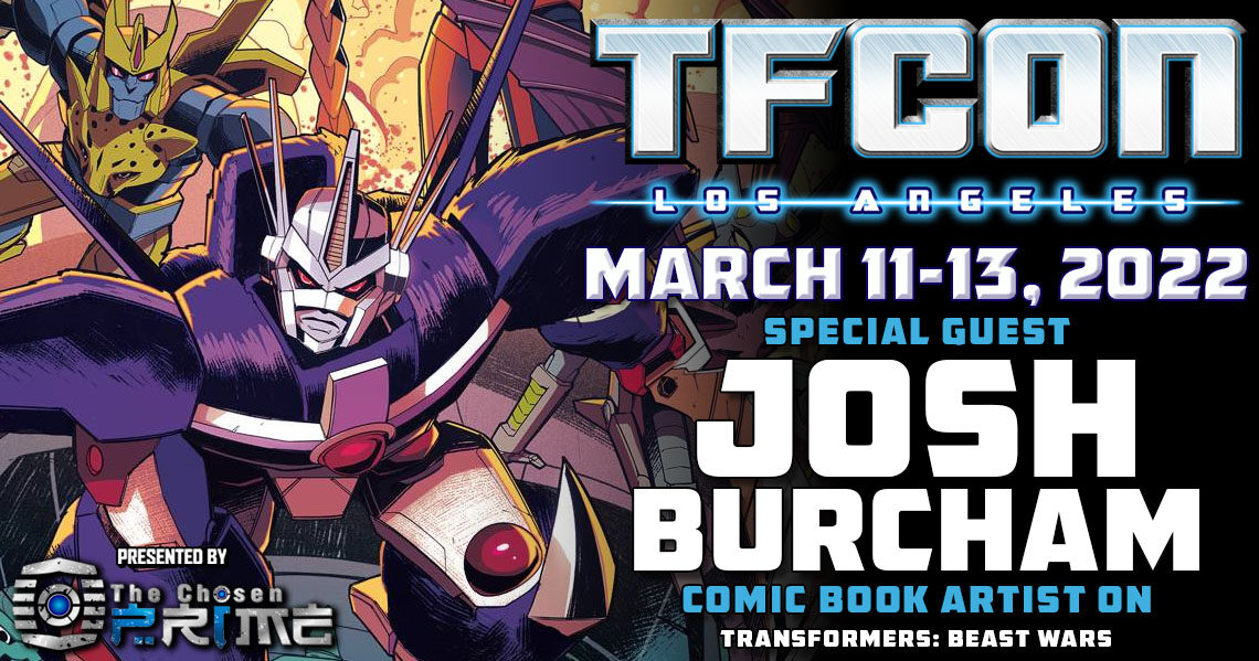Transformers artist Josh Burcham to attend TFcon Los Angeles 2022
