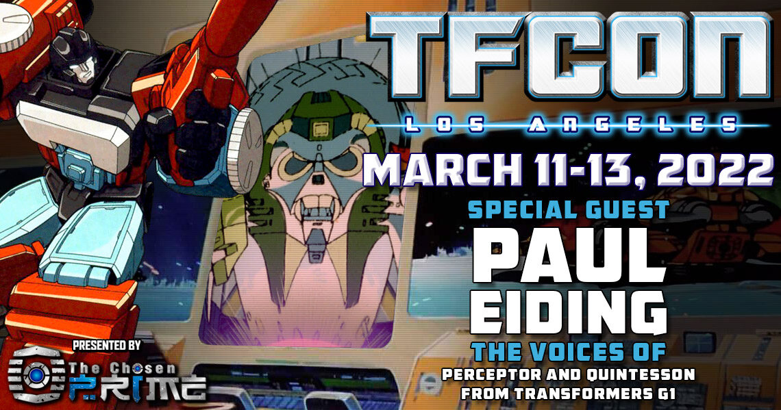 Transformers voice actor Paul Eiding to attend TFcon Los Angeles 2022