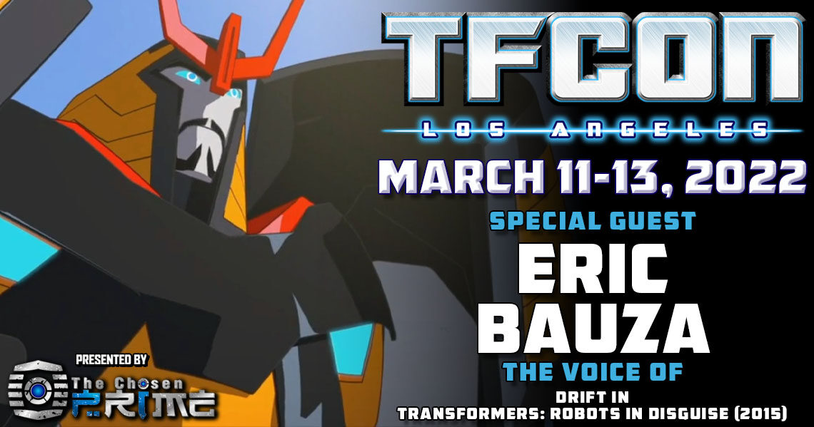 Transformers voice actor Eric Bauza to attend TFcon Los Angeles 2022
