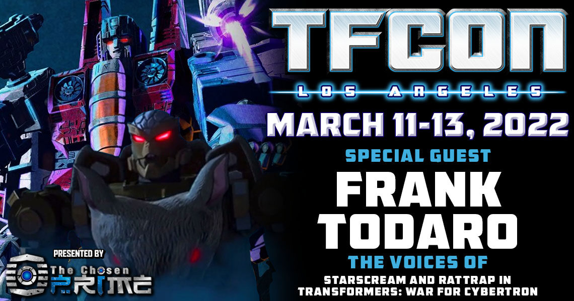 Transformers voice actor Frank Todaro to attend TFcon Los Angeles 2022