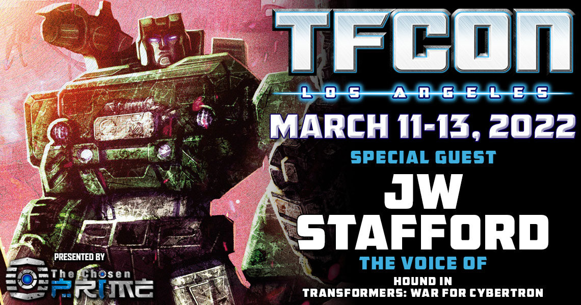 Transformers voice actor JW Stafford to attend TFcon Los Angeles 2022