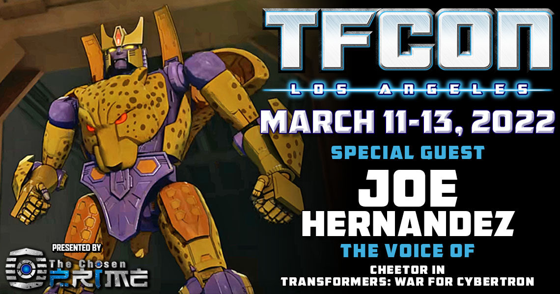 Transformers voice actor Joe Hernandez to attend TFcon Los Angeles 2022