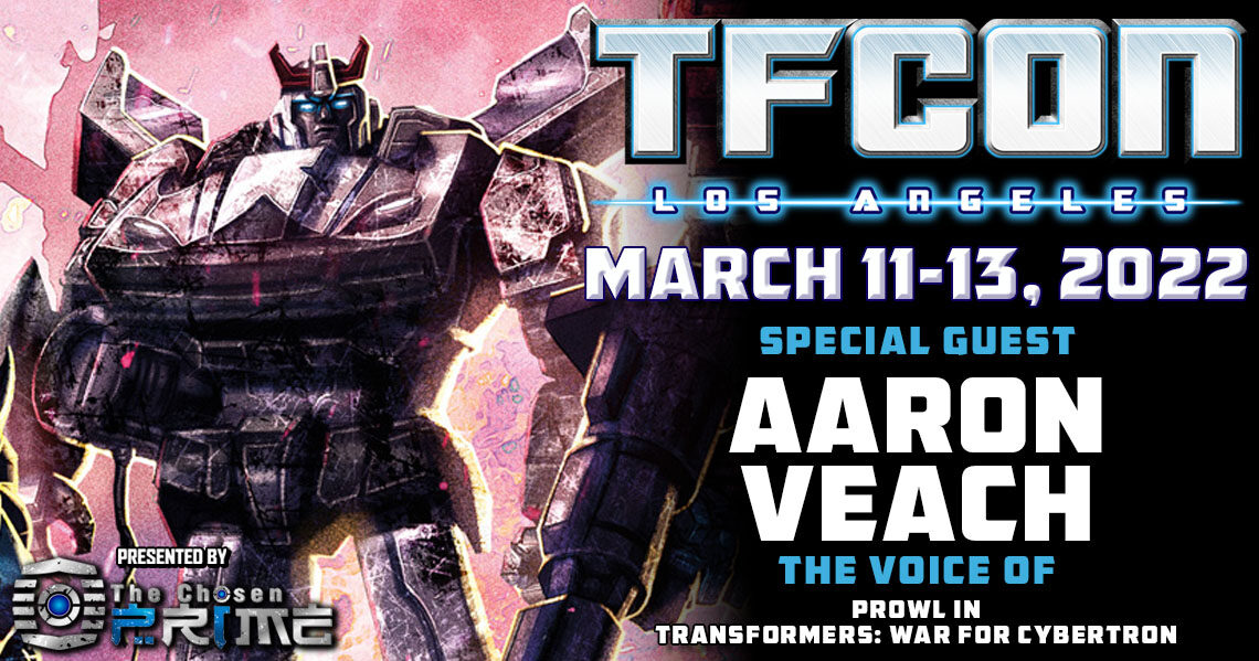 Transformers voice actor Aaron Veach to attend TFcon Los Angeles 2022