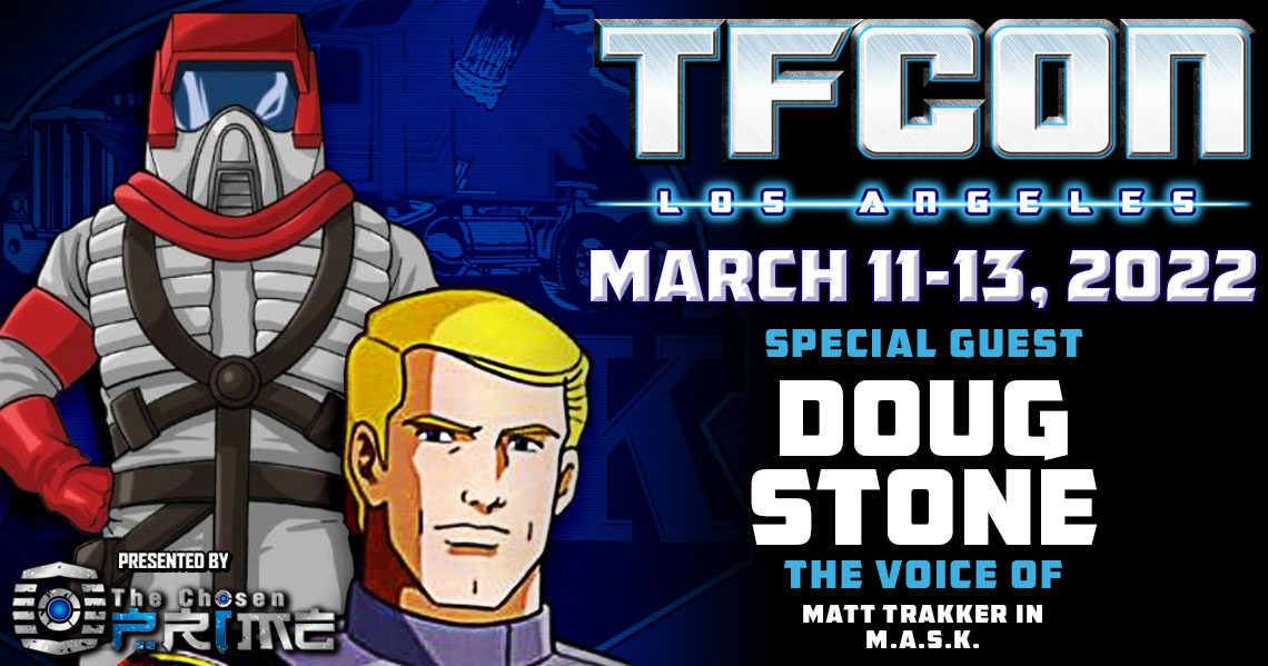 Voice actor Doug Stone to attend TFcon Los Angeles 2022