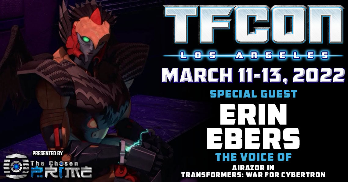 Transformers voice actor Erin Ebers to attend TFcon Los Angeles 2022