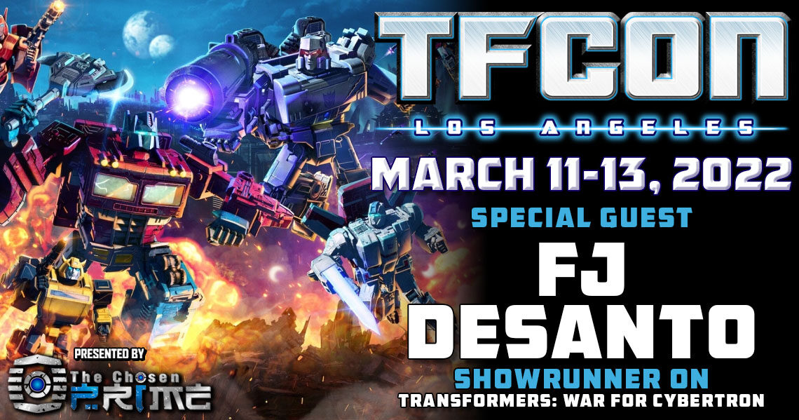 Transformers showrunner FJ Desanto to attend TFcon Los Angeles 2022