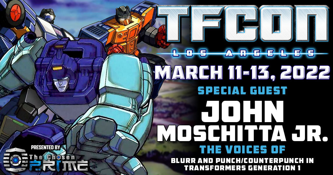 Transformers voice actor John Moschitta Jr to attend TFcon Los Angeles 2022
