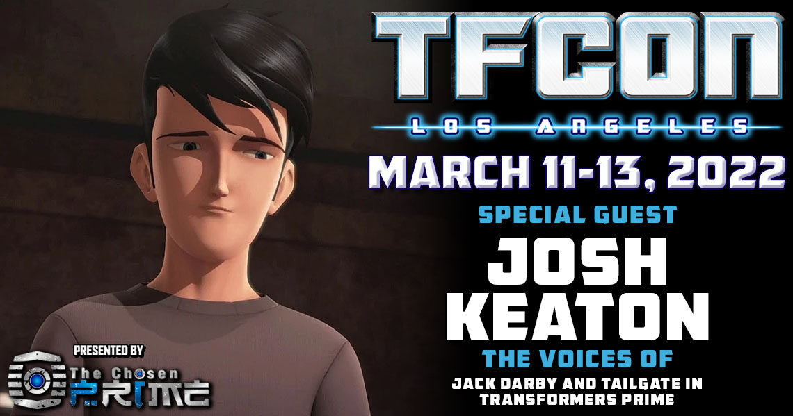 Transformers voice actor Josh Keaton to attend TFcon Los Angeles 2022