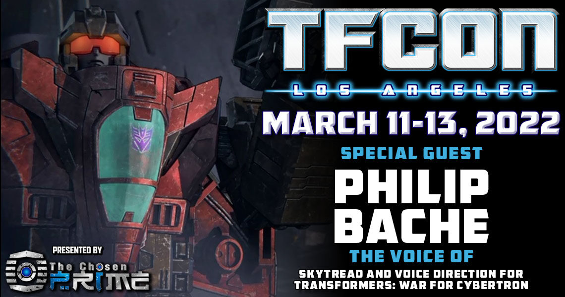Transformers voice actor Philip Bache to attend TFcon Los Angeles 2022