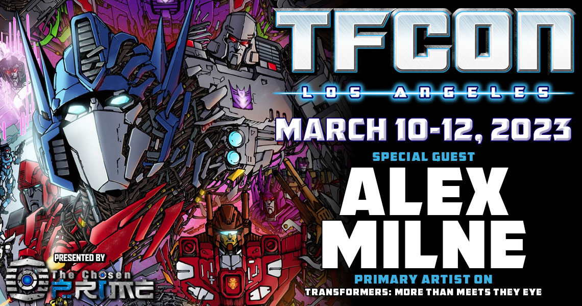 Transformers artist Alex Milne to attend TFcon Los Angeles 2023