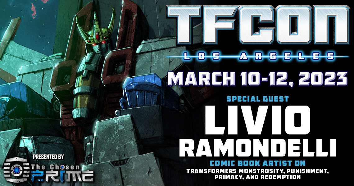 Transformers artist Livio Ramondelli to attend TFcon Los Angeles 2023