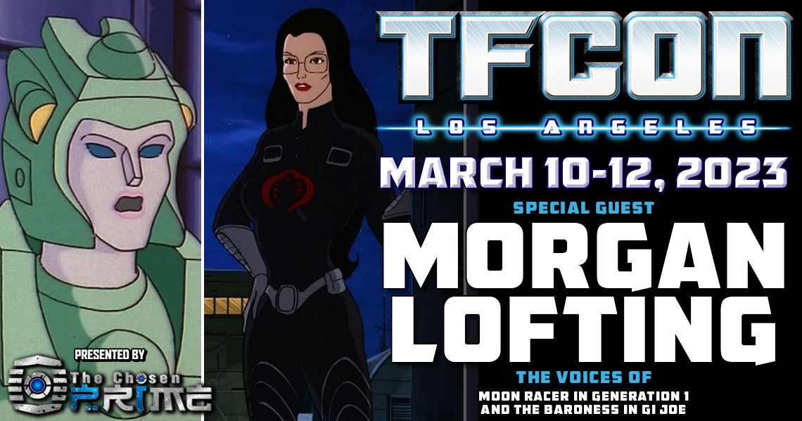 Transformers voice actor Morgan Lofting to attend TFcon Los Angeles 2023