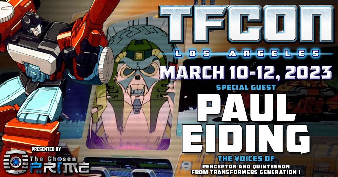 Transformers voice actor Paul Eiding to attend TFcon Los Angeles 2023