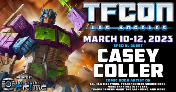 Casey Coller Rumble Transformers artist Casey Coller to attend TFcon Los Angeles 2023