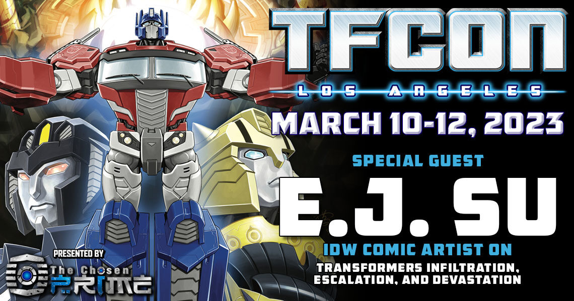 Transformers comic book artist E. J. Su to attend TFcon Los Angeles 2023