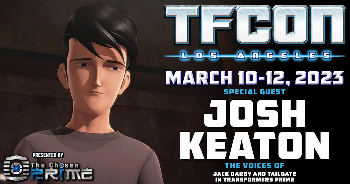 Transformers voice actor Josh Keaton to attend TFcon Los Angeles 2023