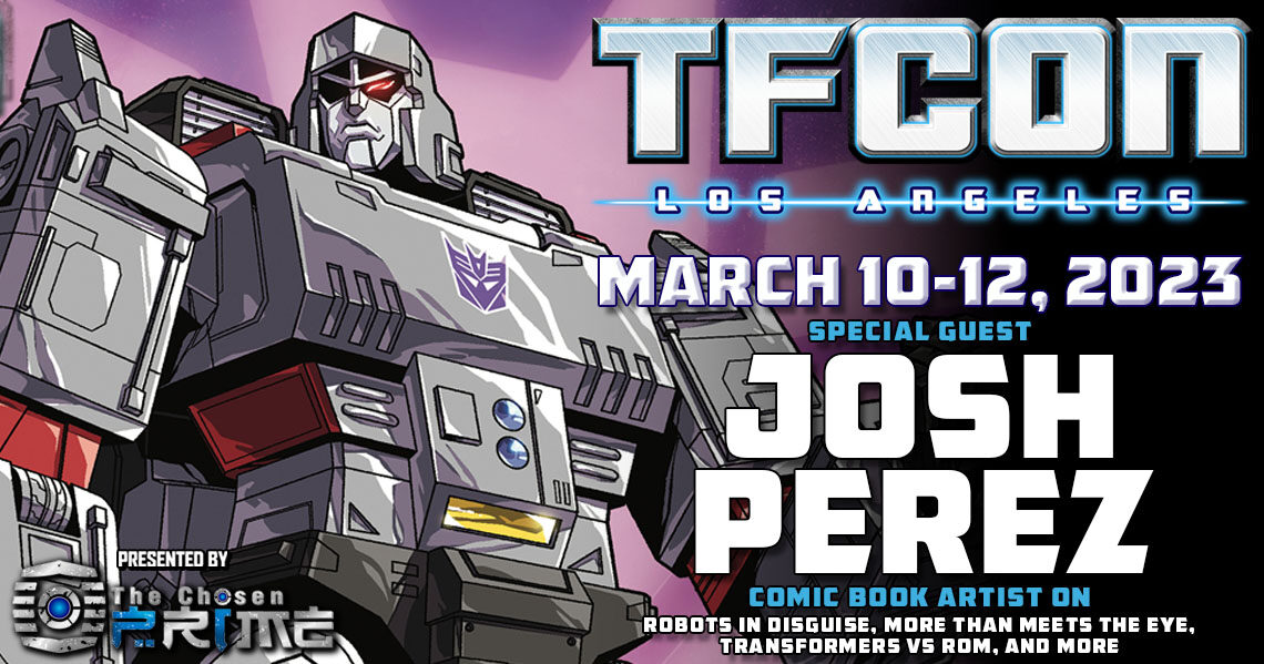 Transformers artist Josh Perez to attend TFcon Los Angeles 2023