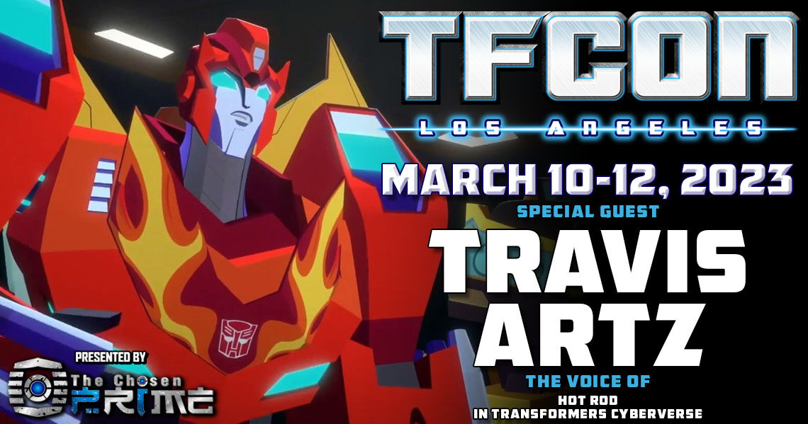 Transformers voice actor Travis Artz to attend TFcon Los Angeles 2023
