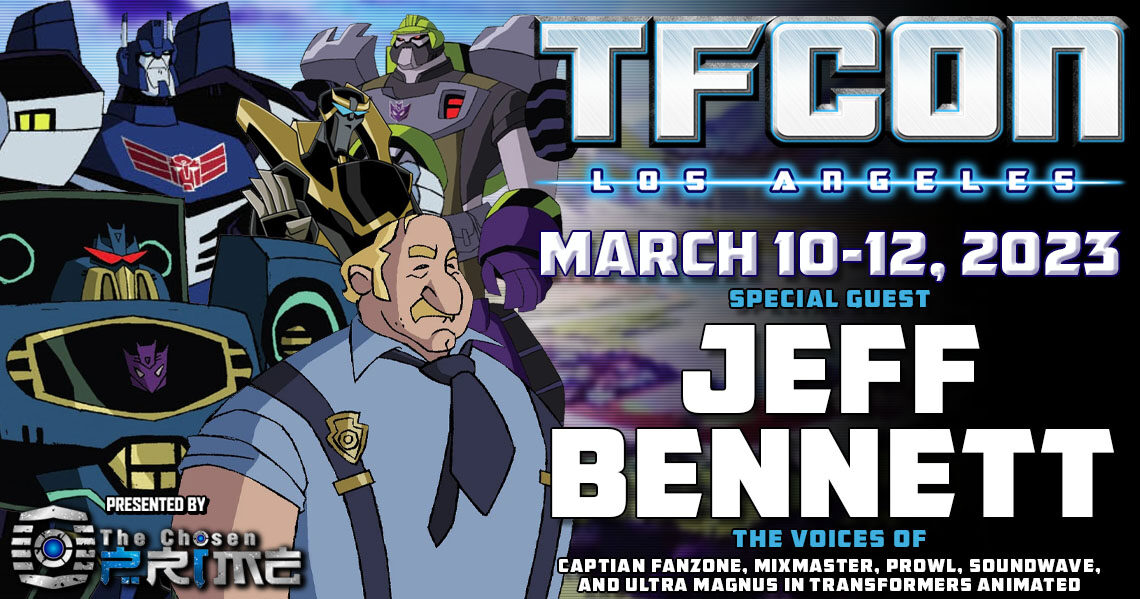Transformers voice actor Jeff Bennett to attend TFcon Los Angeles 2023