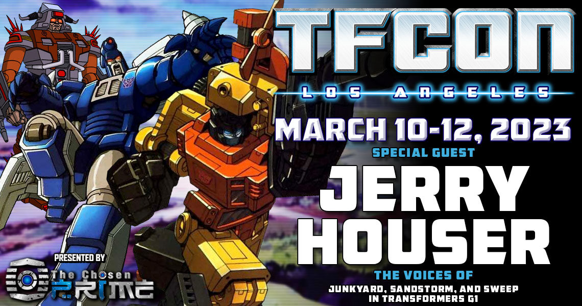Transformers voice actor Jerry Houser to attend TFcon Los Angeles 2023