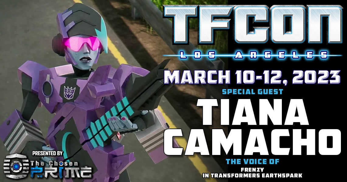 Transformers voice actor Tiana Camacho to attend TFcon Los Angeles 2023