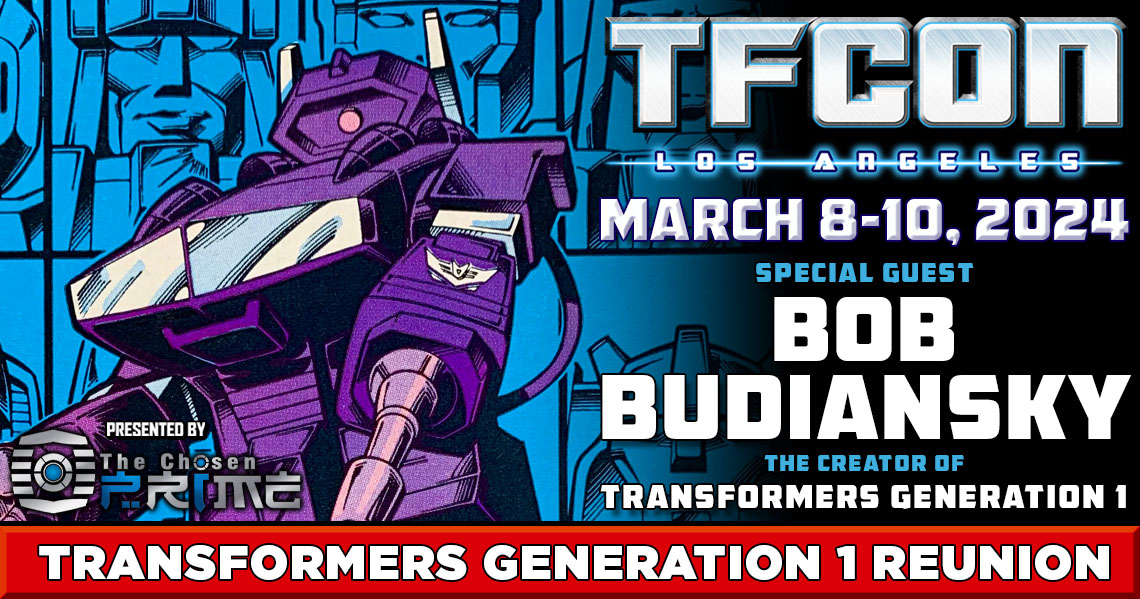 Transformers creator Bob Budiansky to attend TFcon Los Angeles 2024