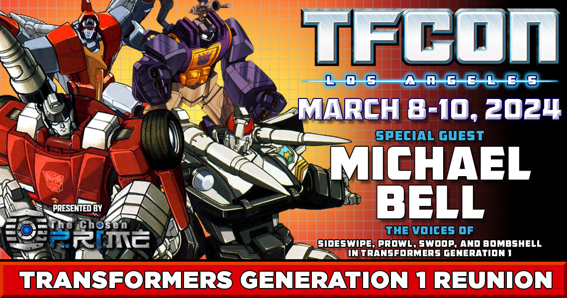 Transformers voice actor Michael Bell to attend TFcon Los Angeles 2024
