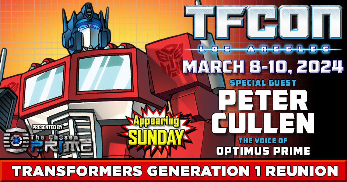 Peter Cullen the voice of Optimus Prime to attend TFcon Los Angeles 2024