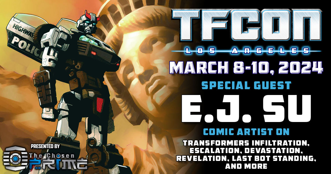 Transformers comic book artist E. J. Su to attend TFcon Los Angeles 2024