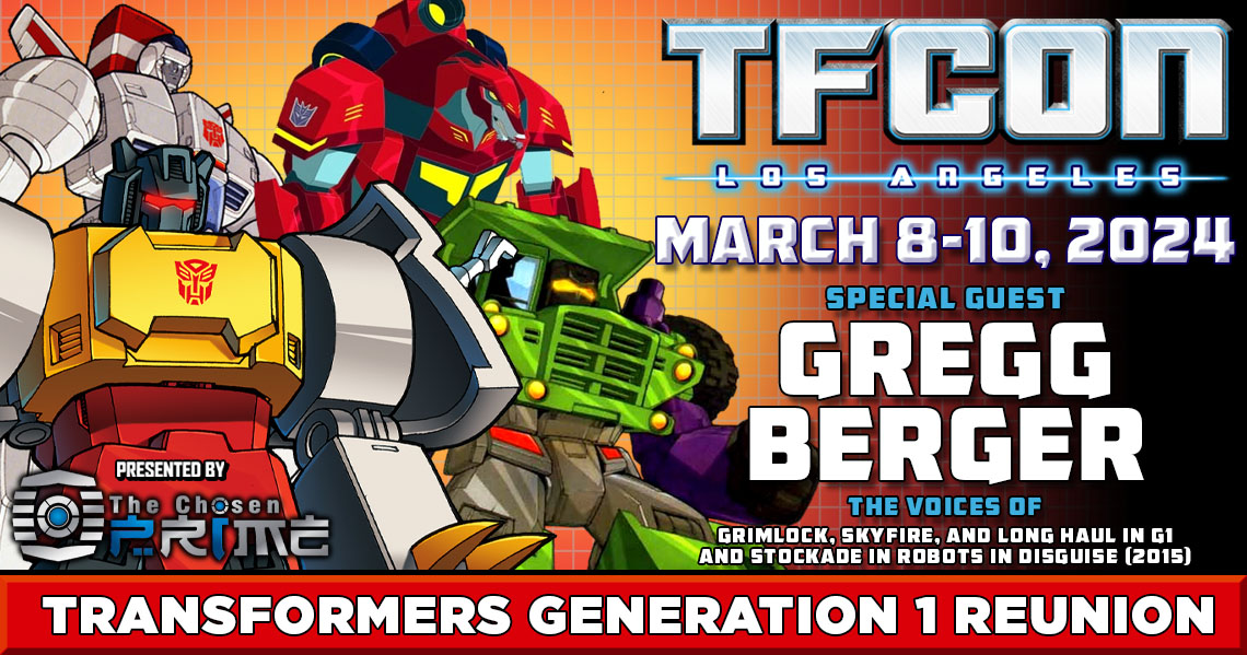 Transformers voice actor Gregg Berger to attend TFcon Los Angeles 2024