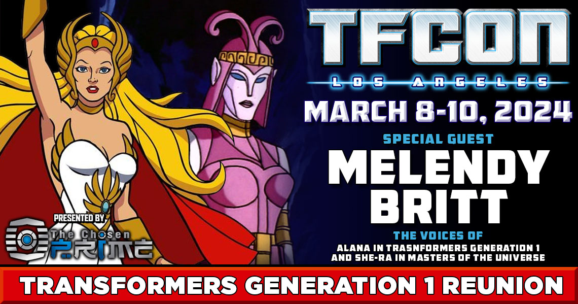 Transformers voice actor Melendy Britt to attend TFcon Los Angeles 2024