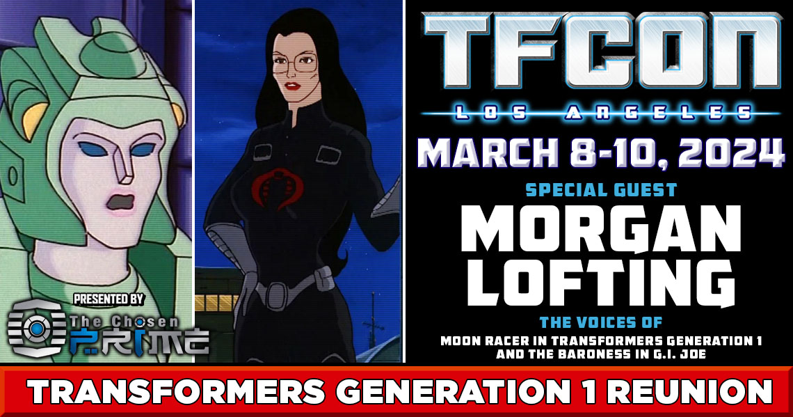 Transformers voice actor Morgan Lofting to attend TFcon Los Angeles 2024