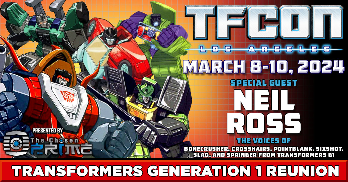 Transformers voice actor Neil Ross to attend TFcon Los Angeles 2024