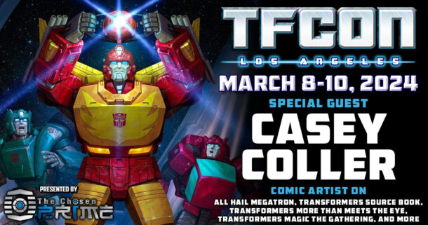 Casey Coller Rumble Transformers artist Casey Coller to attend TFcon Los Angeles 2024