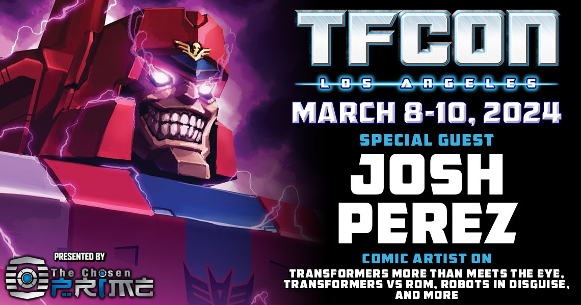 Transformers artist Josh Perez to attend TFcon Los Angeles 2024