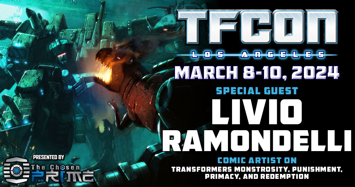 Transformers artist Livio Ramondelli to attend TFcon Los Angeles 2024