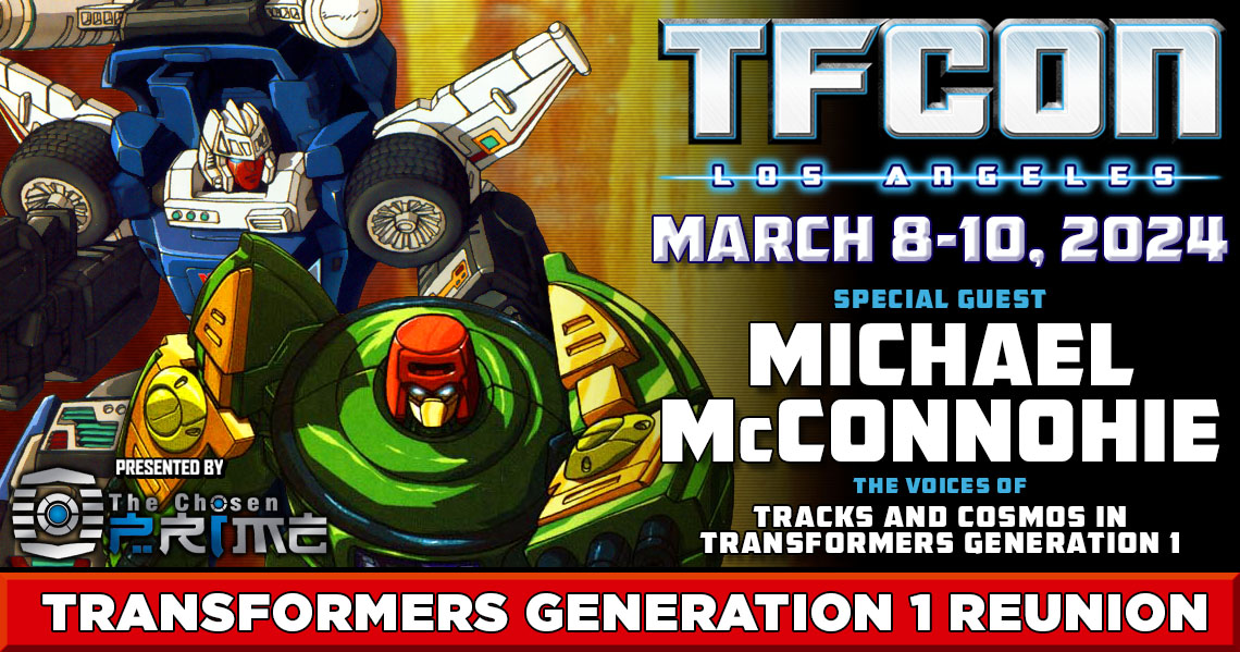 Transformers voice actor Michael McConnohie to attend TFcon Los Angeles 2024