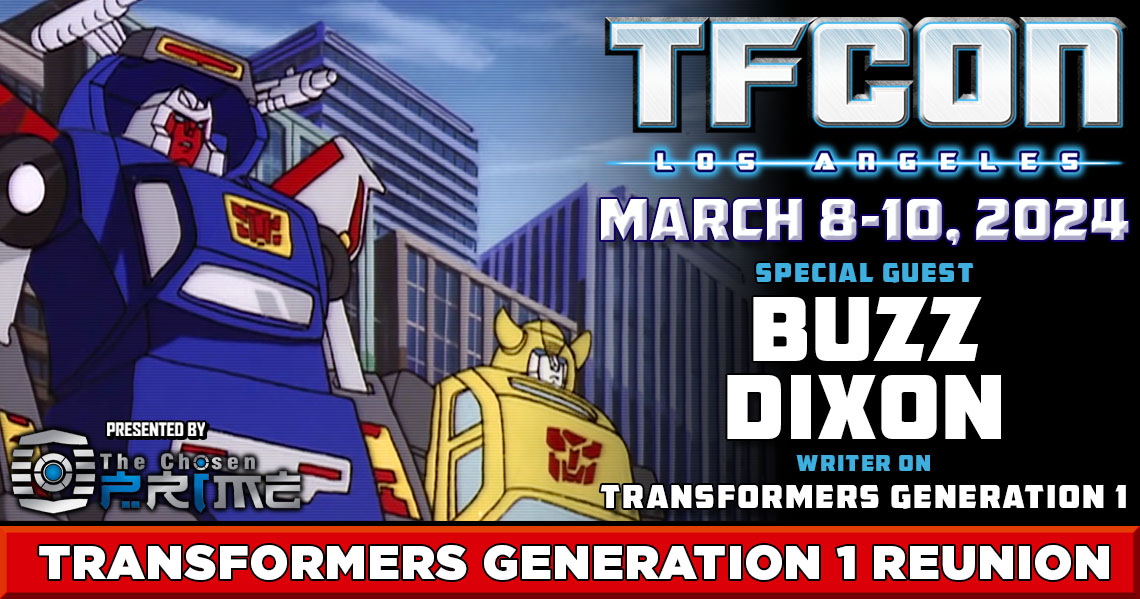 Transformers writer Buzz Dixon to attend TFcon Los Angeles 2024