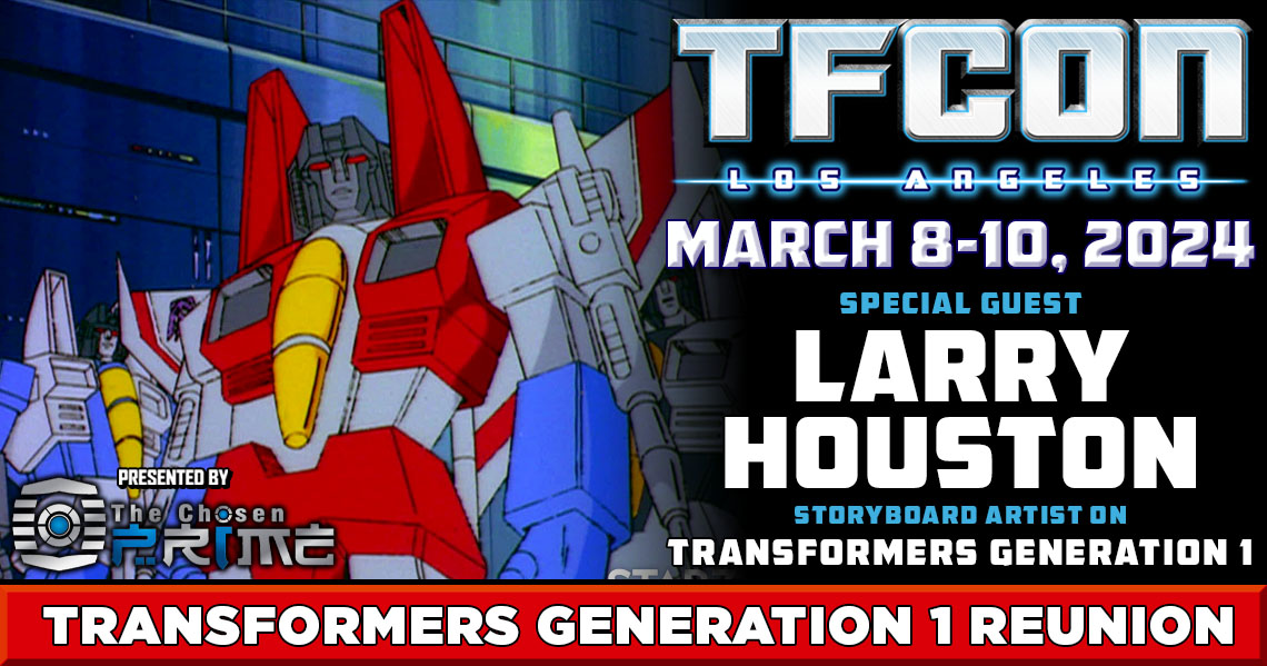 Transformers storyboard artist Larry Houston to attend TFcon Los Angeles 2024