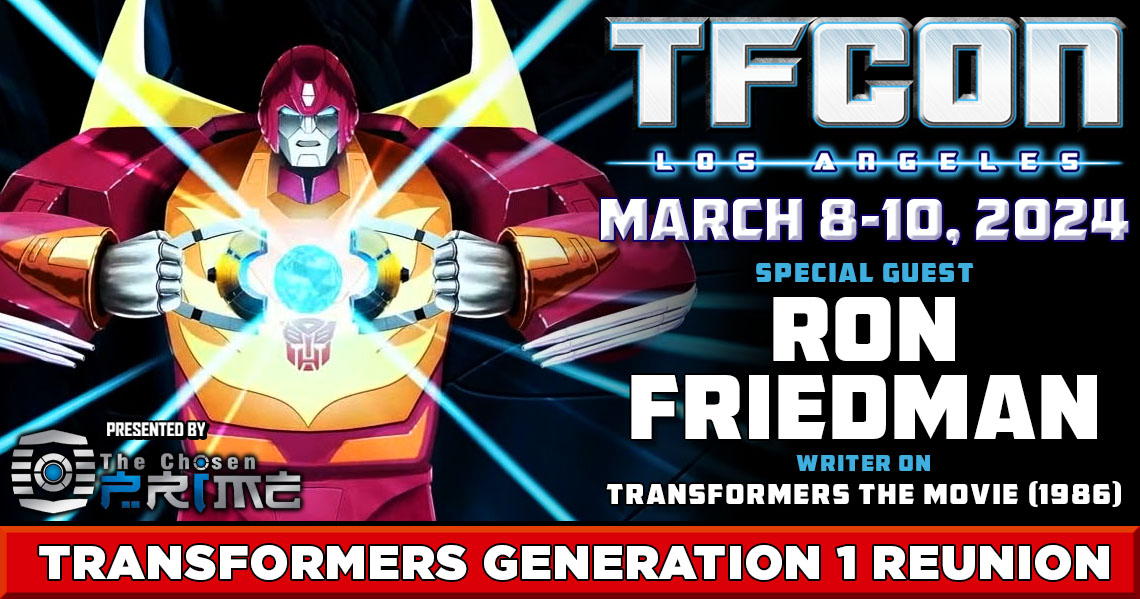 Transformers writer Ron Friedman to attend TFcon Los Angeles 2024
