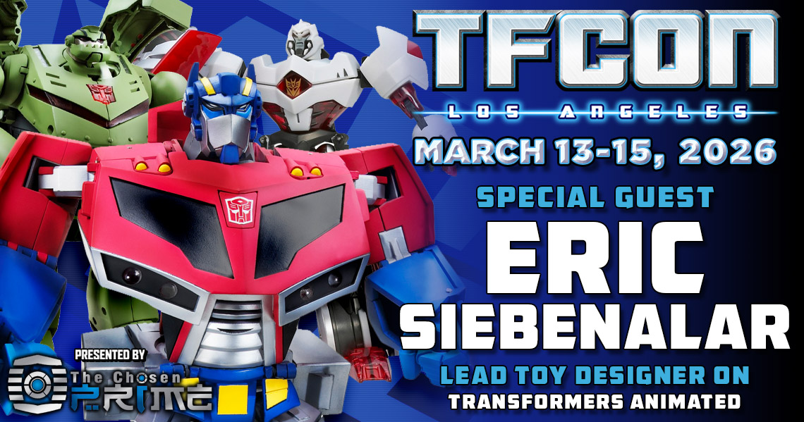 Transformers designer Eric Siebenaler to attend TFcon Los Angeles 2026