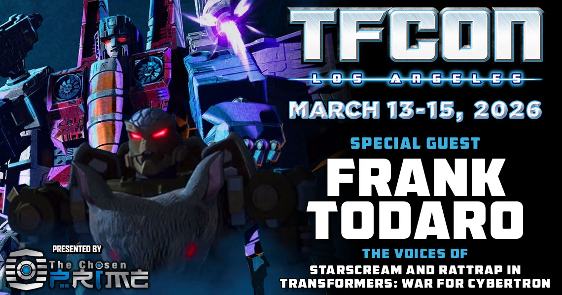 Transformers voice actor Frank Todaro to attend TFcon Los Angeles 2026