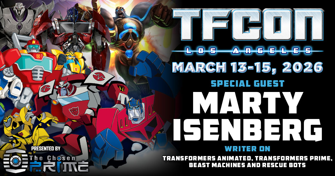 Transformers writer Marty Isenberg to attend TFcon Los Angeles 2026
