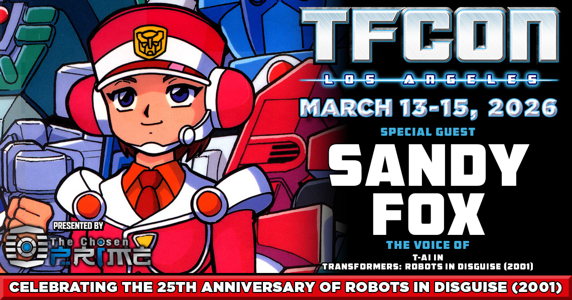 Transformers voice actor Sandy Fox to attend TFcon Los Angeles 2026